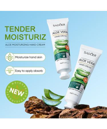 BakerMiche 30g x 10pcs Aloe Vera Hand Cream Moisturizing Hand Lotion Travel Size Nourishing Hand Cream Set Suitable for All Skin Types - Buy Online on GoSupps.com