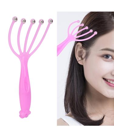 Scalp Massager Head Massager - Deep Relaxation Tool for Home & Office - Pink Spider Design - Buy Online on GoSupps.com