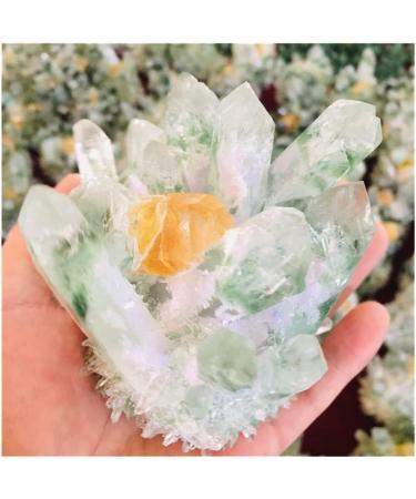for 700g Natural Crystal Beautiful Flame Halo Quartz Crystal Cluster Specimen Crystal Cluster - Buy Online on GoSupps.com