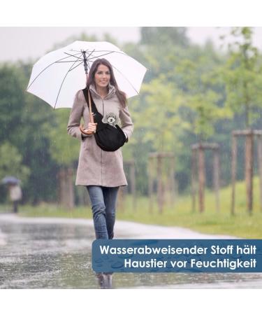 Slowton Dog Carrier Bag - Adjustable & Padded Shoulder Strap Waterproof Pet Bag for Outdoor Walks (1.3-3.6kg) - Buy Online on GoSupps.com