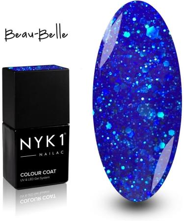 NYK1 Royal Blue Gel Polish 10ml (Beau-Belle) LUXURY LED/UV Gel Nail Polish Nail Art For Professional Manicure & Pedicure - SALON QUALITY Gel Nail Polishes For Home Gel Nail Varnish Set UV Nail Polish - Buy Online on GoSupps.com