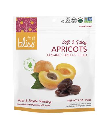 Unsulfured Turkish Apricots - Organic Apricots Dried Fruit Snacks - Healthy Snacks for On the Go & Post Workout Snacks - Non-GMO, Gluten-Free, Dried Apricot Fruit Snacks (1 Pack - 5 oz. each)