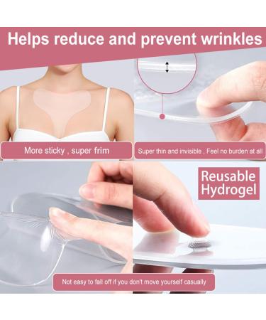 Neck Wrinkle Patches and Chest Anti Wrinkle Hydrogel Pad Reusable Anti Aging Tape Hypoallergenic Silicone Gel Neck and Chest Tape for Side Sleeping Smooth Fine Lines(neck+chest-2 Pcs) facetape-neck+chest-2pcs - Buy Online on GoSupps.com