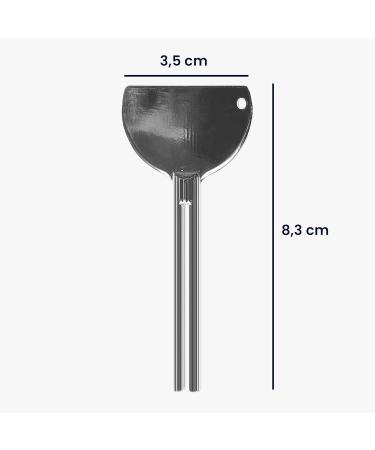 KWMobile Metal Tube Squeezer Press - Toothpaste & Cream Tube Presser Set (8.3x3.5cm) - Durable Silver Design for Easy Squeezing - Perfect for Lotion & Tinting Cream - Buy Online on GoSupps.com