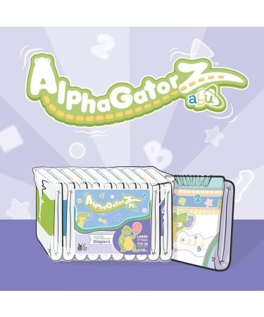 ABUniverse AlphaGatorZ Diapers Size MM (10 Pack)