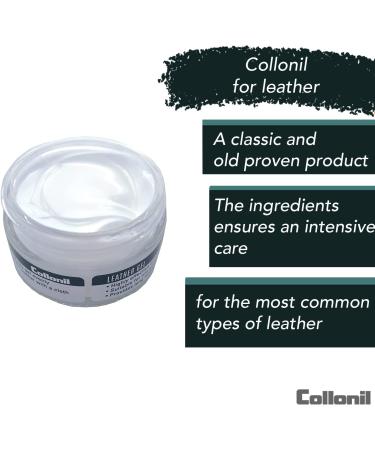 Collonil Leather Gel 2.02 Fl Oz - Premium Leather Care for Smooth & Suede, Water-Repellent Conditioner for Furniture, Shoes & Bags - Buy Online on GoSupps.com