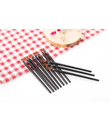 50-Piece Lip Brush Set - Pro Multifunctional Makeup Brushes for Lipstick and Gloss Application in Black - Buy Online on GoSupps.com