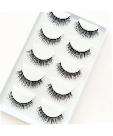 FRCOLOR 10 Pairs Fake eyelashes luxurious eyelashes fluffy natural eyelashes short fake eye lashes luxury makeup fake lashes natural Girl Cosmetics False Lash woman magnetic chemical fiber - Buy Online on GoSupps.com