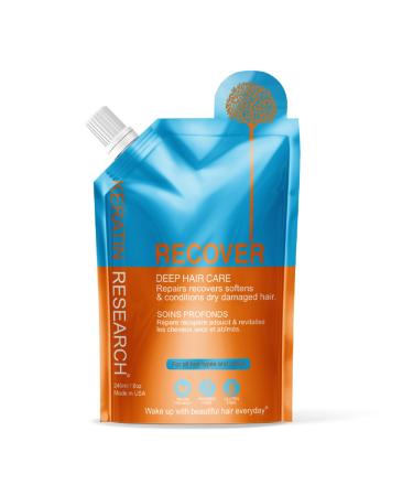 Keratin Research RECOVER HAIR MASK Deep Hair Conditioning Treatment Mask Infused With Powerful Ingredients That Can Reverse Damage in Your Hair Due to Coloring Bleaching Sun Exposure and Chemicals