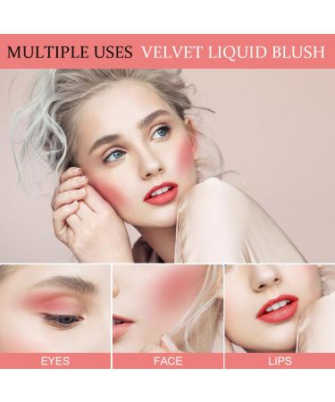 Lophe Blush Stick - Matte Liquid Blush Waterproof Long-Wearing Color for Natural Look | 6.5ml - Perfect for Women - Buy Online on GoSupps.com