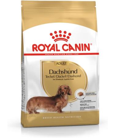 Royal Canin Adult Dachshund | Pack of 3 | 3 x 500 g | Complete Food for Dogs | Specially designed for Adult Dachshunds | Can Help Protect Bones and Joints - Buy Online on GoSupps.com