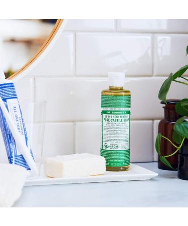 Dr. Bronner's Tea Tree Pure-Castile Liquid Soap 16 oz - Organic, 18-in-1 Uses for Acne, Dandruff, Laundry, Pets, Vegan, Non-GMO - Buy Online on GoSupps.com