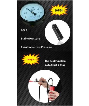 Retasica Unique Airbrush Kit Powerful Compressor with Type Tools for Art Model Body Paint Artist Makeup Tools(A) - Buy Online on GoSupps.com
