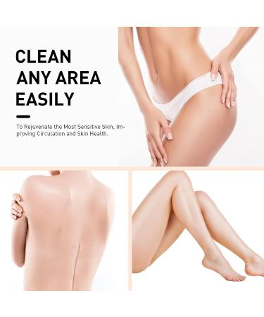 CANDYBRUSH Back Scrubber for Shower Cleaning with Long Handle - Gentle Massage Nodes for Smooth Skin - Buy Online on GoSupps.com