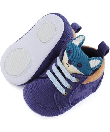 LACOFIA Baby Boys Anti-Slip Soft Sole 3D Animal Sneakers 6-9 Months Blue - Buy Online on GoSupps.com