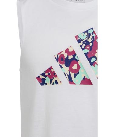 Buy adidas Girls G Tr-es Tk Tank Top 164 - White/Tincru/Menpul/Fucsem | International Shipping Available - Buy Online on GoSupps.com