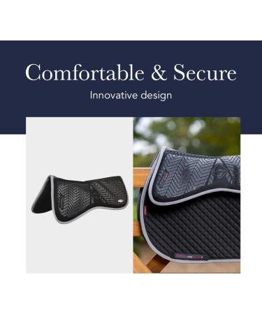 LeMieux Half Saddle Pad - Large ProSorb Black - Equestrian Horse Riding Equipment - Buy Online on GoSupps.com