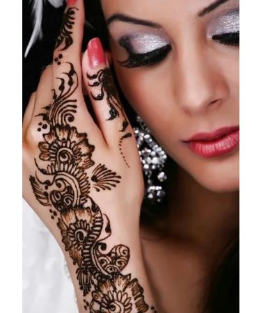 Buy Golecha Kaveri Chhela's 100% Natural Henna Cones | Red-Brown No PPD - 6pcs for International Shipping - Buy Online on GoSupps.com