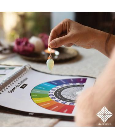 Esoteric Moonstone Pendulum - Water Drop Shape | Divinatory Radiesthesia Tool for Intuition & Insights (14g) - International Shipping Available - Buy Online on GoSupps.com