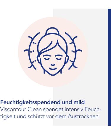  Viscontour Clean Gentle Cleansing Milk with Hyaluronic Acid gentle cleansing for face neck and d collet makeup remover intensive moisturizing treatment alcohol-free 200 ml - Buy Online on GoSupps.com