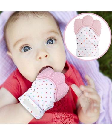 Buy Aranticy Baby Teething Glove - 2 Pack Silicone Mitts | Soothing Pain Relief & Protection for Teething Babies - Buy Online on GoSupps.com