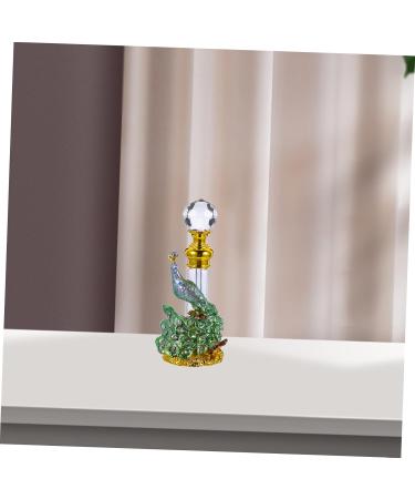 Beaupretty Perfume Bottle Essential Oil Bottle Aluminum Alloy Glass Crystal Travel 14x4x3cm Green - Buy Online on GoSupps.com