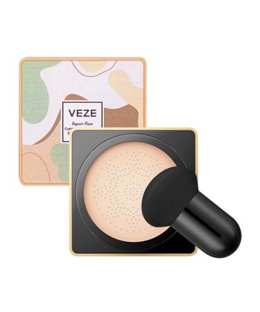 Niceram BB air cushion mushroom head air cushion BB Cream Foundation Concealer Full Cover Make-up tool for beginners/professionals daily make-up purple