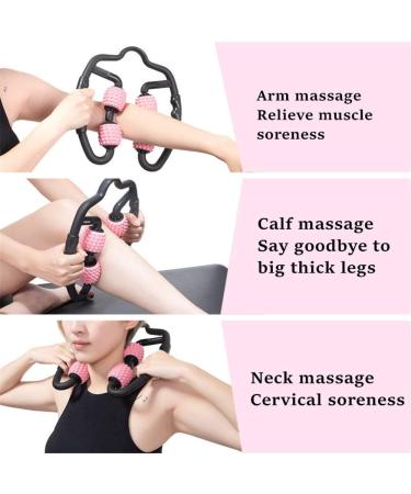 YGMXZL 360 Manual Massage Roller - Anti-Cellulite Deep Tissue Massage for Legs - Relieve Pain & Tension (Black) - Buy Online on GoSupps.com