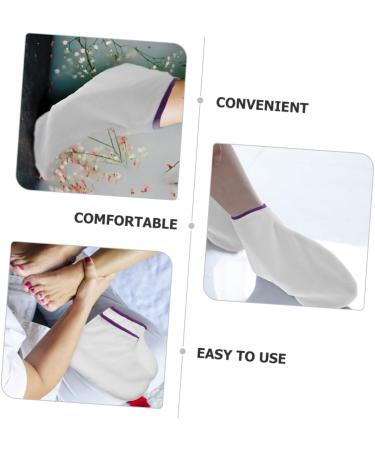 1 Pair of Foot Care Socks Paraffin Bag Wax Bag Paraffin Foot Protector Heated Thermal Gloves Warming Gloves Nourishing Socks Refill Sleeve Liner Polyester - Buy Online on GoSupps.com