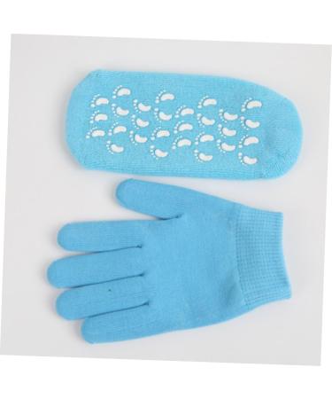 Ladies Gloves Spa Gel Gloves Lotion Gloves Skin Care Plant Essential Oils Moisturising Socks Cotton Gauze Plant Essential Oils Spa Socks Moisturizing Gloves Spa Gel Socks Cosmetic - Buy Online on GoSupps.com