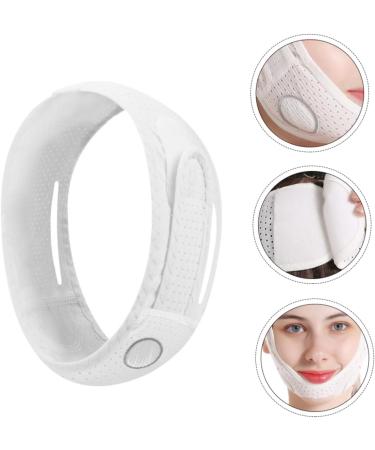 Angoily 1pc Cheek Band Slimmer Chin Lift Band Thin Masseter Chin Belt Double Chin Reducer White Woman The Face Graphene Printed Sheet Strap - Buy Online on GoSupps.com