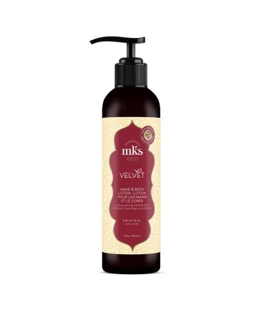 MKS eco Velvet Hand & Body Lotion  Original Scent - 10 oz - Restores Skin Softness  Flexibility & Elasticity - With Moroccan Argan Oil & Hemp Seed Oil - Vegan & Cruelty Free - Buy Online on GoSupps.com