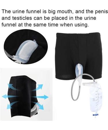 Incontinence Pee Bag Portable Leak Proof Incontinence Pants Urine Bag Holder Collection Bag Wearable Leak Proof Urinal System Wearable Men's Urinary Male Pee Bag (Size : Medium (69-92cm)) - Buy Online on GoSupps.com
