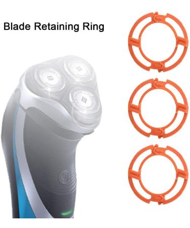 3PCS Orange Blade Retaining Rings Retaining-Plate Holder for Shaver Series 7000 9000 RQ12 Models - Buy Online on GoSupps.com
