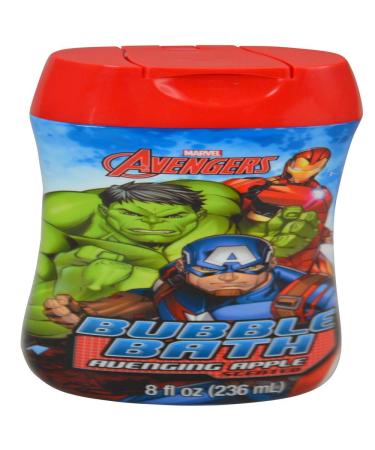 Marvel Avengers Bubble Bath in Shaped  8 Oz. Avenging Apple Scented Hand Soap Body Wash Hair Shampoo Ideal Party Favors Gift Basket Bag Filler For Toddlers Kids Children Shower Gels Health & Household