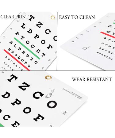 PECULA Eye Chart Snellen Eye Chart Wall Chart Snellen Charts for Eye Exams 10 feet 9 X 14 in. - Buy Online on GoSupps.com