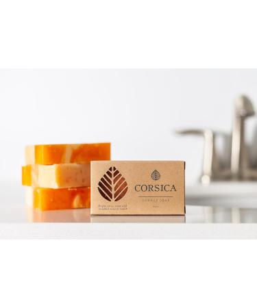Buy Corsica Bath Soap Bar - Gentle Orange Cleanser for All Skin Types | International Shipping - Buy Online on GoSupps.com