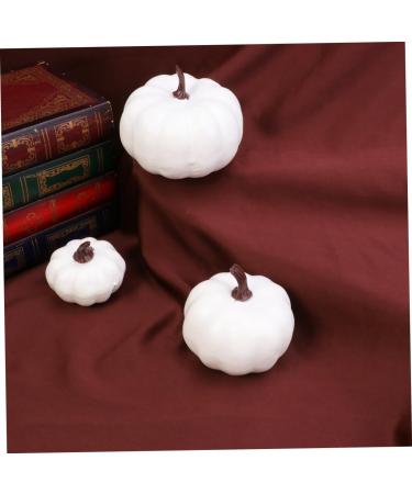 Gadpiparty Harvest Fall Pumpkin 24 Pcs Diy Painting Pumpkin White Foam Pumpkin Fake Foam Pumpkin Halloween Pumpkin Decoration Foam Ball Fall Decorations Artificial Pumpkin Autumn Reward - Buy Online on GoSupps.com