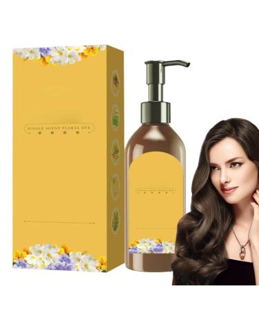  Mimoqk Hair Dye Shampoo for Women Floral Hair Dye Single Dose Hair Dye Plant-Based Hair Dye Plant Single Dose Floral Fragrance Dye Fast Hair Coloring Shampoo for Men Women and Elderly - Buy Online on GoSupps.com