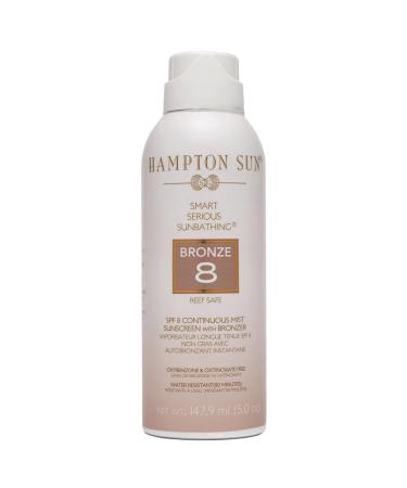 Hampton Sun SPF 8 Bronze Continuous Mist Sunscreen  5 oz