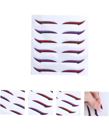 Angoily 24 Pairs Glitter Eyeliner Beauty Tools + Accessories Eyelid Shadow Sticker Eyeliner Decal With Wings - Buy Online on GoSupps.com