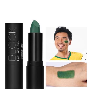 Eye Black Softball Sporting Eye Stick Football Colored Eye Black | Cream Sporting Face Paint for Baseball Softball Football Professional Halloween SFX Makeup Cosplay Pochy Black Eye Cream Green