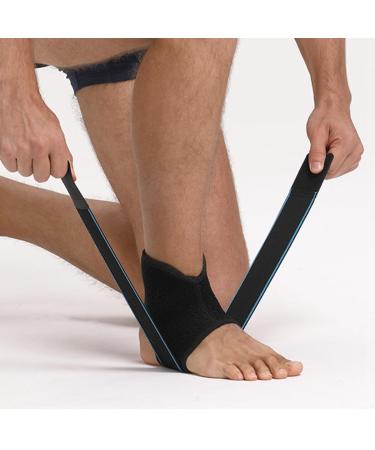 Unisex Adjustable Ankle Support Brace - Soft Compression Wrap for Injury Recovery & Stability - Buy Online on GoSupps.com