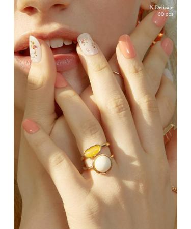 ohora Semi Cured Gel Nail Strips (N Delicate) - Salon-Quality, Long Lasting, Easy to Apply & Remove - Buy Online on GoSupps.com