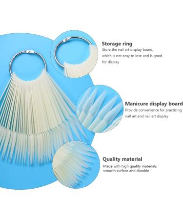 Minkissy 160-Piece Nail Art Color Card Set | Salon Quality Manicure Display Wheel & Stencil | Enhance Your Nail Designs - Buy Online on GoSupps.com