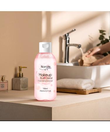 Norate Makeup Brush Cleaner - Deep Clean Solution for Brushes Sponges & Puffs | Cruelty-Free & Gentle Formula - 5.3 FL.OZ - Buy Online on GoSupps.com