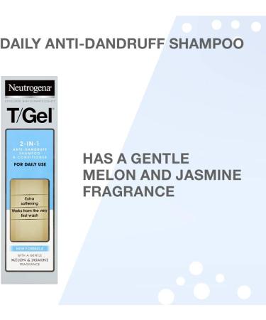 Neutrogena T/Gel 2-in-1 Anti-Dandruff Shampoo + Conditioner 125ml - Soothes Scalp & Fights Dandruff - Buy Online on GoSupps.com