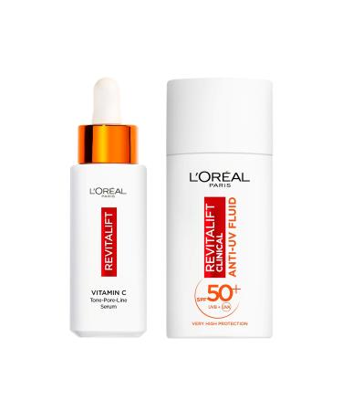 L'Oreal Paris L'Oreal Paris Revitalift Clinical Bundle: Vitamin C and UV Serum