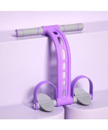 Yoga Pedal Resistance Band - Home Gym Exercise Equipment for Arms & Abs Purple - Buy Online on GoSupps.com