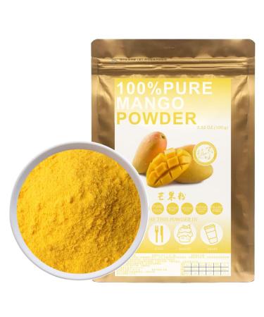 100% Natural Pure Mango Powder 100g/3.52oz poudre de mangue pour smoothies shakes p tisseries et boissons | sans conservateurs sans sucre ajout